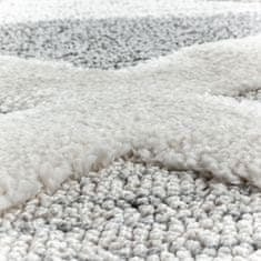 Oaza koberce 3D La Casa krémově šedý moderní koberec 60 cm x 110 cm