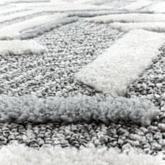 Oaza koberce 3D La Casa moderní koberec šedý 80 cm x 150 cm