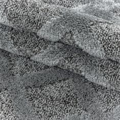 Oaza koberce 3D La Casa moderní koberec šedý kruh 200 cm x 200 cm