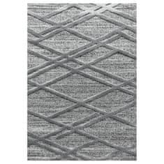 Oaza koberce 3D La Casa moderní kostkovaný šedý koberec 120 cm x 170 cm