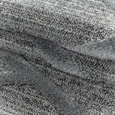 Oaza koberce 3D La Casa kostkovaný šedý moderní koberec 80 cm x 150 cm