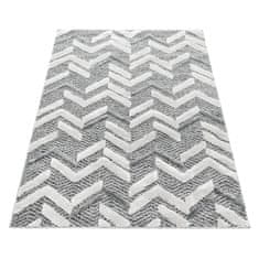 Oaza koberce 3D La Casa moderní koberec šedý 140 cm x 200 cm