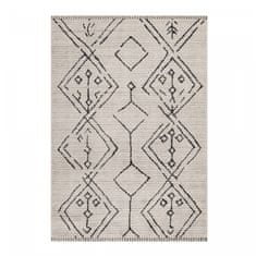 Oaza koberce Berberský rustikální béžový polyesterový koberec 120 cm x 170 cm