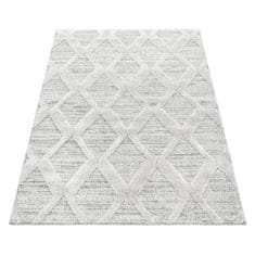 Oaza koberce 3D La Casa moderní krémový kosočtvercový koberec 200 cm x 290 cm