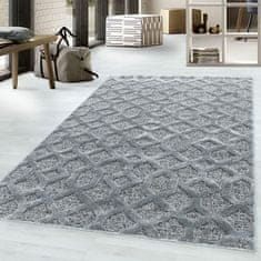 Oaza koberce 3D La Casa moderní koberec šedý 160 cm x 230 cm