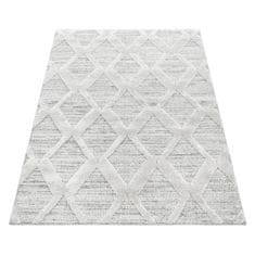 Oaza koberce 3D La Casa moderní krémový kosočtvercový koberec 60 cm x 110 cm