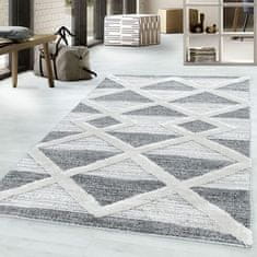 Oaza koberce 3D La Casa krémově šedý moderní koberec 280 cm x 370 cm