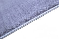 Oaza koberce Stříbrný plyšový koberec Catwalk 60 cm x 100 cm