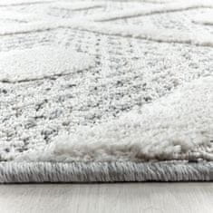 Oaza koberce 3D La Casa moderní koberec kosočtverec krémově šedý 160 cm x 230 cm