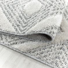 Oaza koberce 3D La Casa moderní koberec kosočtverec krémově šedý 160 cm x 230 cm