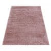 Oaza koberce Koberec Shaggy Fluffy Super Soft růžový 60 cm x 110 cm