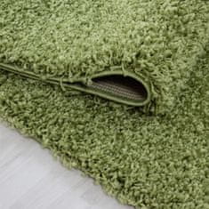 Oaza koberce Zelený huňatý koberec 200 cm x 290 cm
