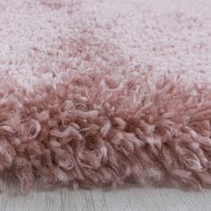 Oaza koberce Koberec Shaggy Fluffy Super Soft růžový 60 cm x 110 cm