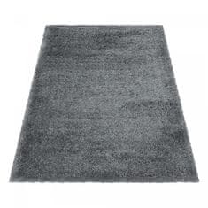 Oaza koberce Chlupatý koberec Super Soft světle šedý shaggy 240 cm x 340 cm