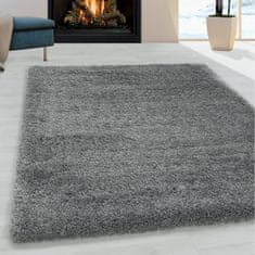 Oaza koberce Chlupatý koberec Super Soft světle šedý shaggy 240 cm x 340 cm