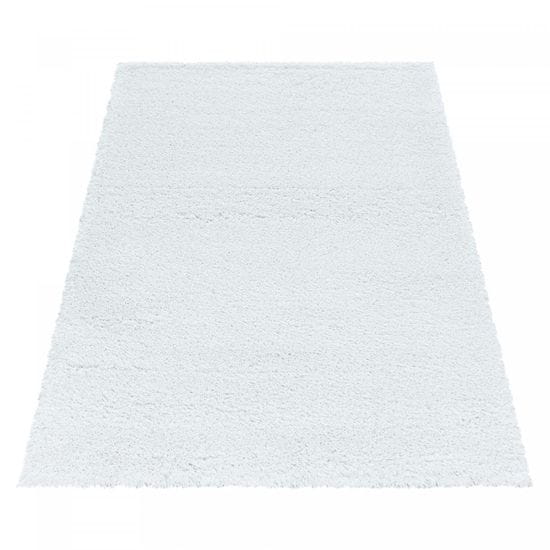 Oaza koberce Chlupatý koberec Super Soft white shaggy 140 cm x 200