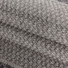 Oaza koberce Koberec s plochým vlasem Aruba šedo-krémový 80 cm x 150 cm