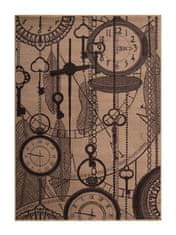 Oaza koberce Moderní koberec Clockwork Brown 160 cm x 225 cm