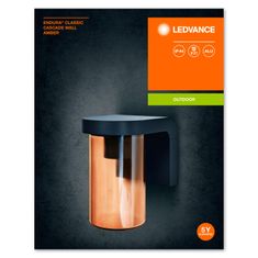 Osram LEDVANCE ENDURA Classic Cascade Wall E27 Amber 4058075554276