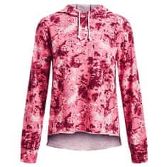 Under Armour Rival Terry Print Hoodie-PNK, Rival Terry Print Hoodie-PNK | 1373035-669 | XL