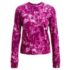 Under Armour Rival Terry Print Crew-PPL, Rival Terry Print Crew-PPL | 1373036-577 | SM