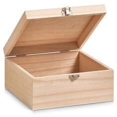 Zeller Dřevěná krabička, 20x20x9,5cm, 4 l