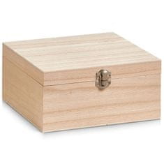 Zeller Dřevěná krabička, 20x20x9,5cm, 4 l