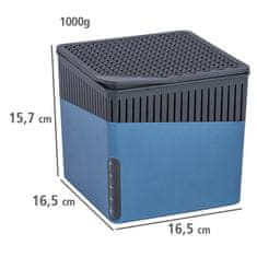 Wenko Tlumič vlhkosti, adsorpční odvlhčovač - podporuje až 80 m3 vzduchu, 16,5 x 15,7 x 16,5 cm