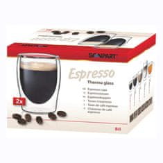 Scanpart Skleničky espresso 80 ml - 2 ks