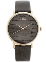 Gino Rossi Dámské analogové hodinky s krabičkou Isia černá