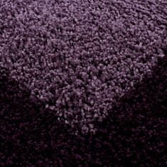 Oaza koberce Koberec Shaggy Life tmavě fialový 60 cm x 110 cm