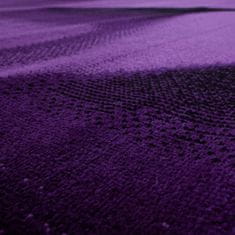 Oaza koberce Moderní vlněný koberec Parma fialový 80 cm x 150 cm