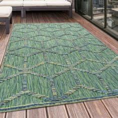 Oaza koberce Venkovní koberec Bahama 3D diamond green 240 cm x 340 cm