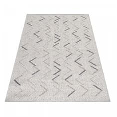 Oaza koberce Plochý koberec Aruba arrows cream 80 cm x 250 cm