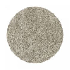 Oaza koberce Sydney shaggy koberec cappucino 80 cm x 80 cm kolo