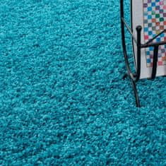 Oaza koberce Tyrkysový huňatý koberec 160 cm x 230 cm