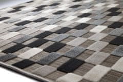 Oaza koberce Šedý plochý tkaný koberec Flow 80 cm x 150 cm