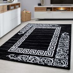 Oaza koberce Řecký černo-krémový koberec Miami 80 cm x 150 cm