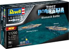 Revell  Gift-Set lodě 05668 - Bismarck Battle (1:1200)