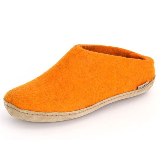 GLERUPS Bačkory oranžové DK Open Heel