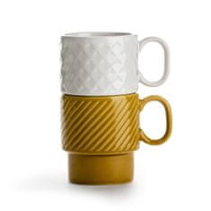 Sagaform Sagaform Kávový šálek na kávu žlutý keramický 0,25l