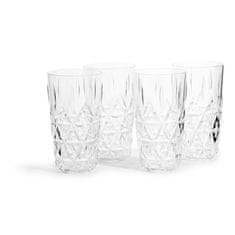 Sagaform Piknikové poháry Sagaform, Akryl, 4 kusy, prům. 7,5 x 13 cm, 0,4 l