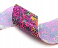 TOJATO Kosmetická přenosová fólie na nehty 10cmx4cm vícebarevný panter, skvrny