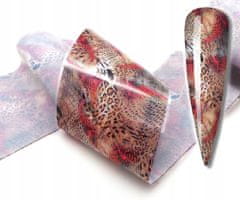 TOJATO Kosmetická přenosová fólie na nehty 10cmx4cm panter, skvrny, gepard