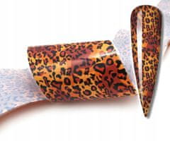 TOJATO Kosmetická přenosová fólie na nehty 10cmx4cm panter, skvrny, gepard