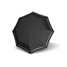 Knirps T.200 REFLECTIVE BLACK - elegantní plně automatický deštník