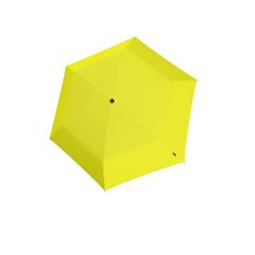 Knirps US.050 YELLOW - lehký dámský skládací plochý deštník