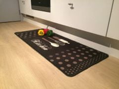 Oaza koberce Šedý kuchyňský koberec 50 cm x 120 cm
