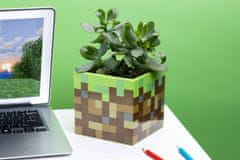 CurePink Keramický stojánek na psací potřeby Minecraft: Blok (12 x 12 x 12 cm)