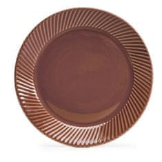 Sagaform Sagaform Kávový talíř, červený, keramický, prům. 20 cm